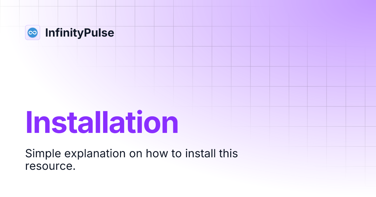 installation-infinitypulse